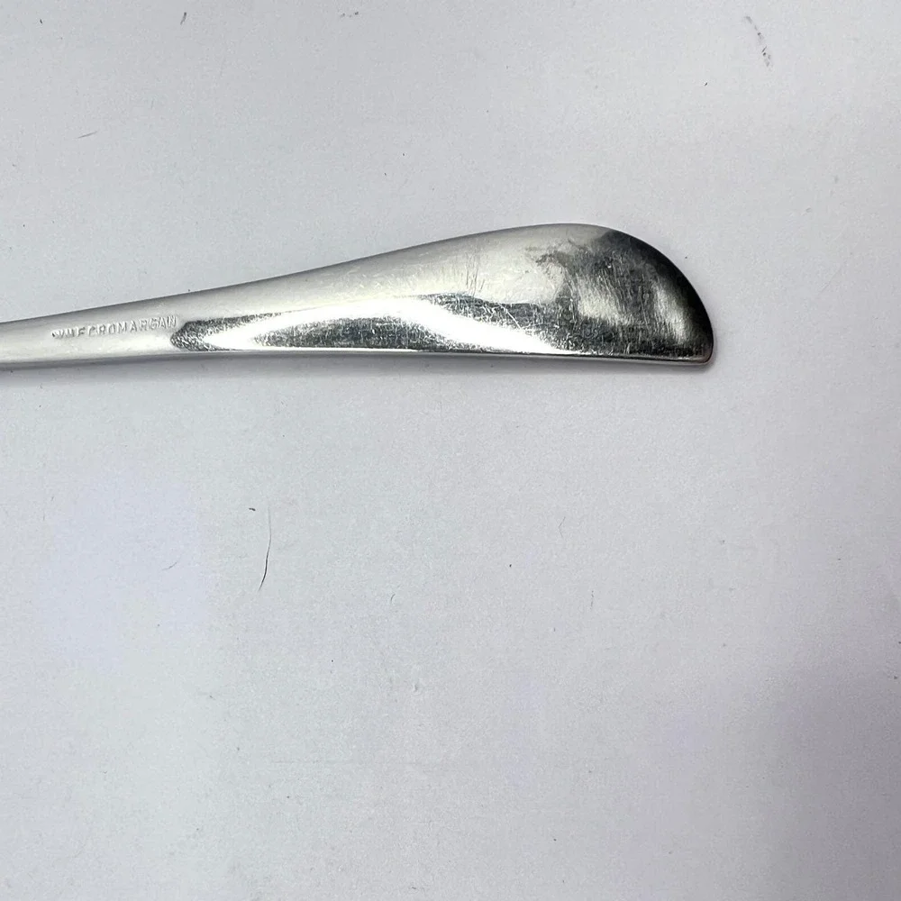 Vintage WMF Solo Cromargan Dessert Fork Midcentury Flatware Pastry Germany
